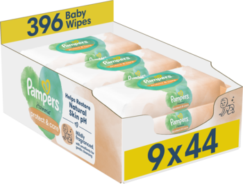 ROSS-2095594_main-1-1.png PAMPERS Harmonie Protect Care chusteczki nawilzane Nagietek 9x44 szt